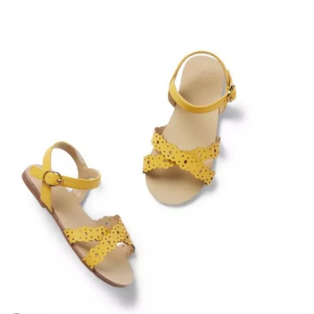 Janie and Jack Yellow Kids Sandals